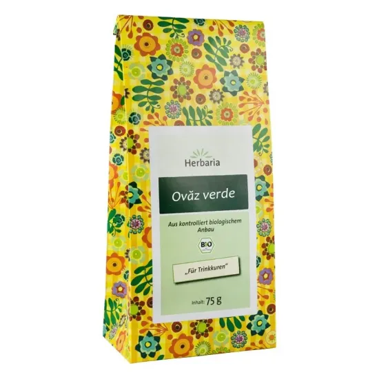 Ceai bio de ovaz verde, 75g Herbaria