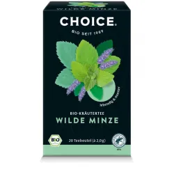Ceai bio din plante Menta salbatica, 20 pliculete a 2g / 40.0g Choice®