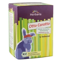 Ceai bio din plante si fructe Otto Carotto, 15x2g Herbaria Ceai bio din plante si fructe Otto Carotto, 15x2g Herbaria