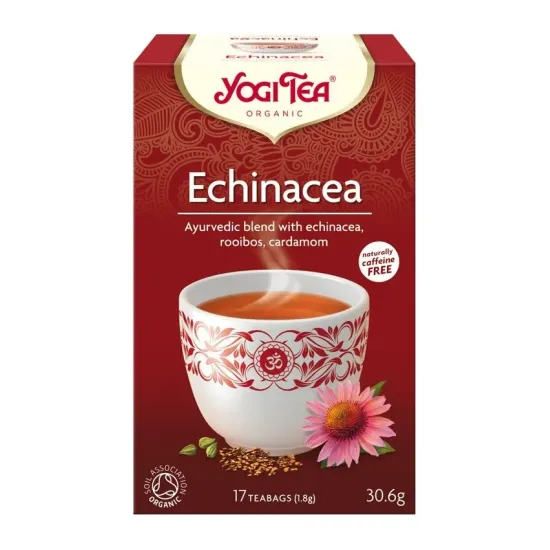 Ceai bio echinaceea, 17 pliculete 30.6g Yogi Tea