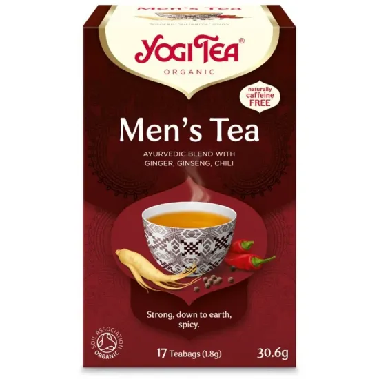 Ceai bio pentru Barbati, 17 pliculete x 1.8g (30.6g) Yogi Tea