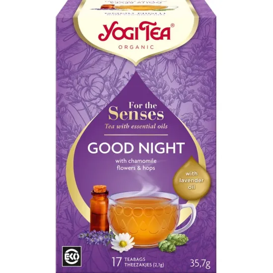 Ceai cu ulei esential, Noapte Buna, bio 35.7g Yogi Tea