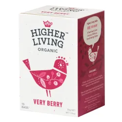Ceai de fructe VERY BERRY eco, 15 plicuri, Higher Living Ceai de fructe VERY BERRY eco, 15 plicuri, Higher Living