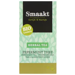 Ceai de menta bio 20 plicuri Smaakt Ceai de menta bio 20 plicuri Smaakt