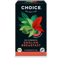 Ceai negru bio English Breakfast, 20 pliculete a 2.2g / 44.0g Choice®