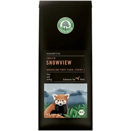 Ceai negru bio Snow View India, 100g Lebensbaum