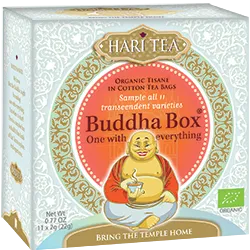 Ceai premium - Budha Box - cutie cu toate cele 11 ceaiuri Hari Tea bio 11dz Ceai premium - Budha Box - cutie cu toate cele 11 ceaiuri Hari Tea bio 11dz