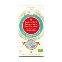 Ceai premium Hari Tea - New Sensation - hibiscus si menta bio 10dz Ceai premium Hari Tea - New Sensation - hibiscus si menta bio 10dz