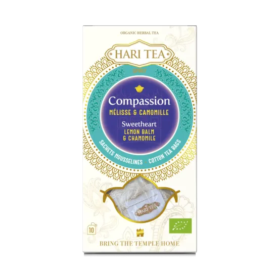 Ceai premium Hari Tea - Sweetheart - tei si musetel bio 10dz