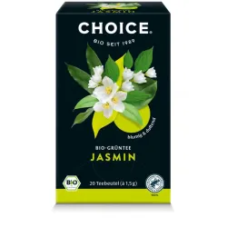 Ceai verde bio Jasmin, 20 pliculete a 1.5g / 30.0g Choice®