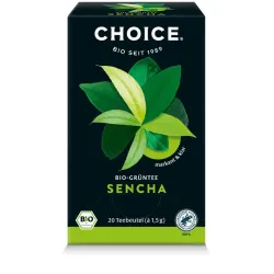 Ceai verde bio Sencha, 20 pliculete a 1.5g / 30.0g Choice®