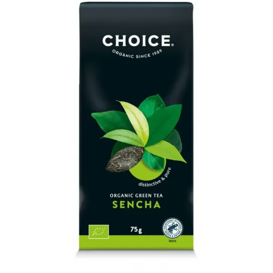 Ceai verde bio Sencha, 75g Choice®