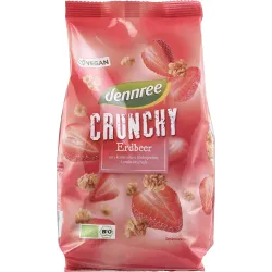 Cereale crunchy cu capsuni bio 375g, Dennree Cereale crunchy cu capsuni bio 375g, Dennree