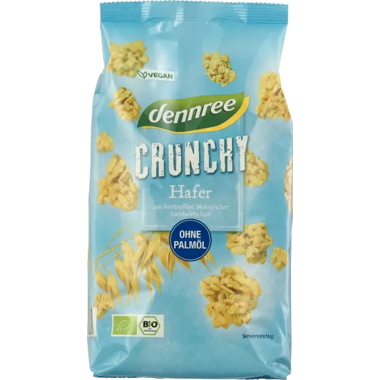 Cereale crunchy cu ovaz bio 750g, Dennree