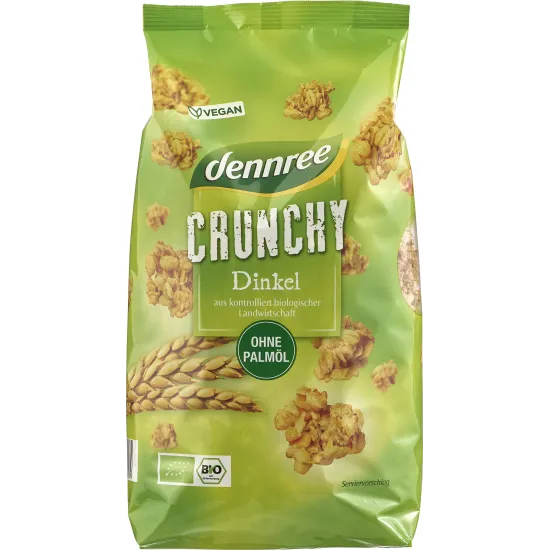 Cereale crunchy cu spelta bio 750g, Dennree