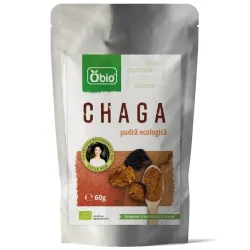 Chaga pulbere bio 60g OBIO Chaga pulbere bio 60g OBIO