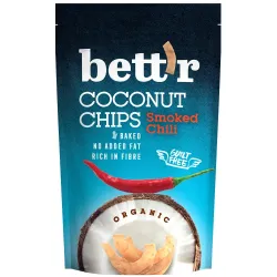 Chips de cocos cu chilli eco 70g BETTR Chips de cocos cu chilli eco 70g BETTR