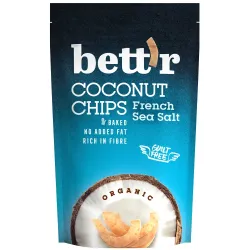 Chips de cocos cu sare eco 70g BETTR Chips de cocos cu sare eco 70g BETTR