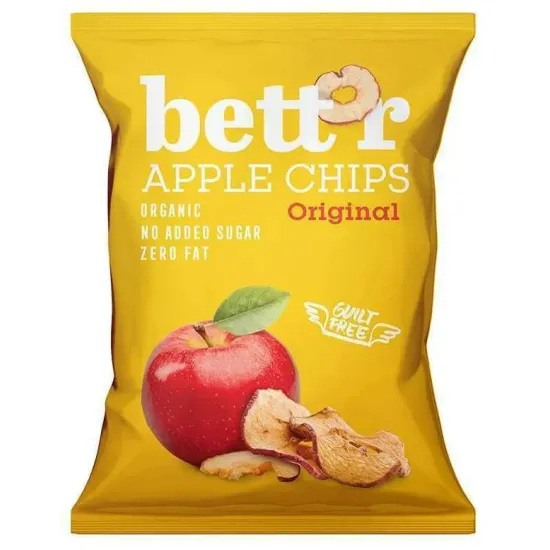 Chips din mere bio 50g Bettr