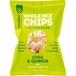 Chipsuri de orez cu chia si quinoa 60g Bombus Chipsuri de orez cu chia si quinoa 60g Bombus