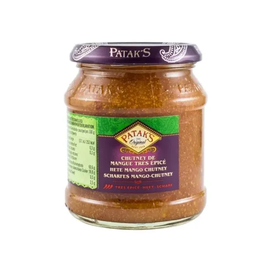 Chutney sos de mango picant, 340g Patak's