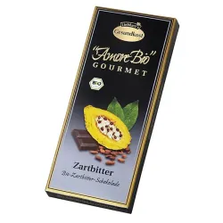 Ciocolata amaruie, 55% cacao, 100g Liebhart's Amore Bio