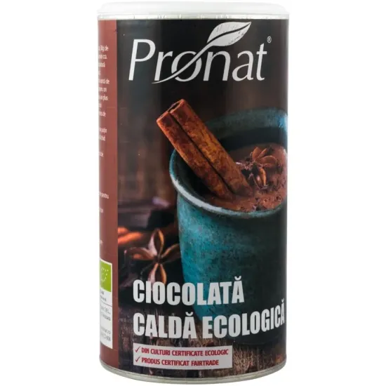 Ciocolata calda bio & fairtrade 300g Pronat