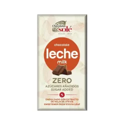 Ciocolata cu lapte minim 39% cacao, cu stevie, 100g Chocolates Sole Ciocolata cu lapte minim 39% cacao, cu stevie, 100g Chocolates Sole
