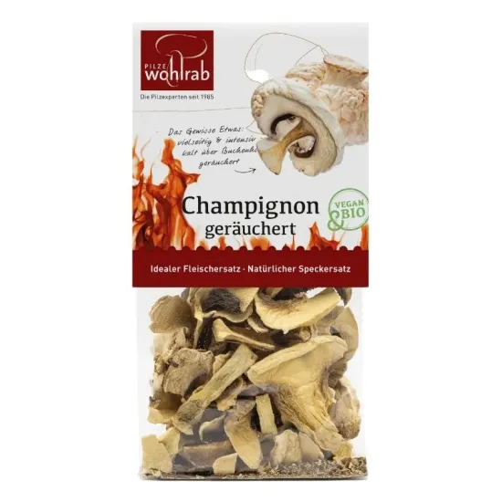 Ciuperci champignon bio, afumate, 20g Pilze Wohlrab