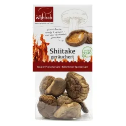 Ciuperci shiitake bio, afumate, 20g Pilze Wohlrab