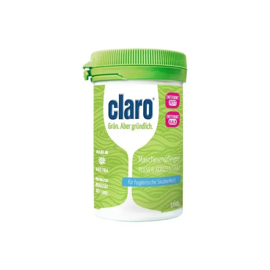 Claro Pulbere concentrata pentru intretinerea masinii de spalat vase, 160g Claro