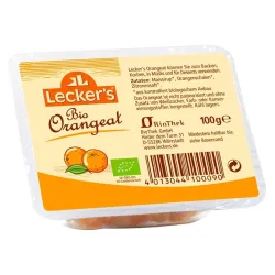 Coaja de portocale bio, 100g Lecker's