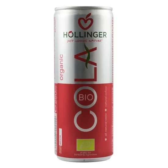 Cola bio 250ml doza Hollinger