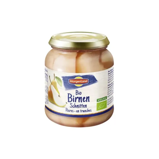 Compot bio de pere 350g Morgenland