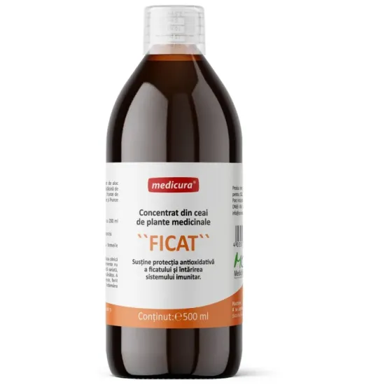 Concentrat din plante medicinale pentru ficat, 500ml Medicura