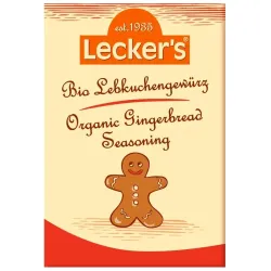 Condimente bio pentru turta dulce, 16g Lecker's Condimente bio pentru turta dulce, 16g Lecker's