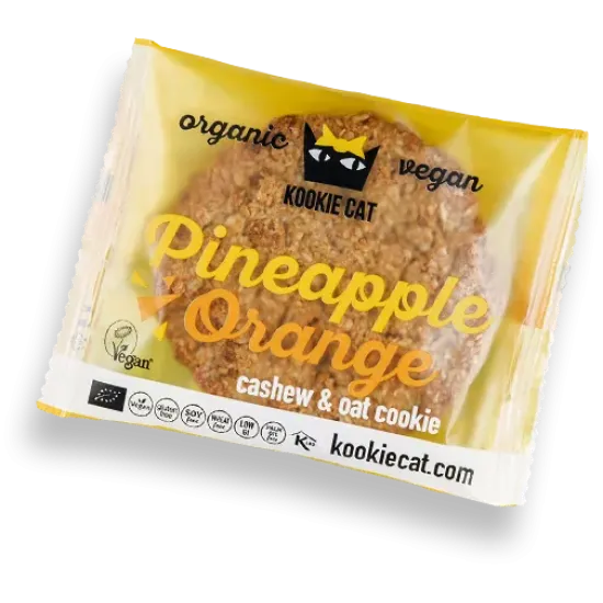 Cookie cu ananas si portocale fara gluten eco 50g