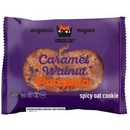 Cookie cu caramel, nuci si dovleac, fara gluten, eco 50g