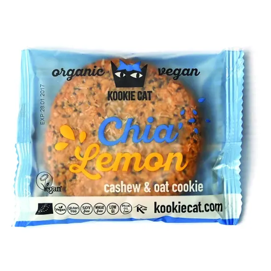 Cookie cu chia si lamaie fara gluten eco 50g