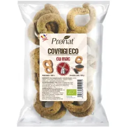 Covrigi bio cu mac 100g Pronat