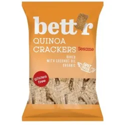 Crackers cu quinoa si susan fara gluten eco 100g Bettr