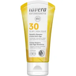 Crema bio Sensivite Anti Ageing cu protectie solara LSF 30, 50ml Lavera Crema bio Sensivite Anti Ageing cu protectie solara LSF 30, 50ml Lavera