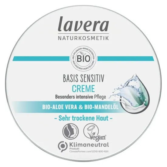 Crema bio pentru piele foarte uscata cu aloe vera si ulei de migdale, 150ml Lavera Naturkosmetik