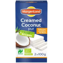 Crema de cocos bio solida, 100% cocos, 200g Morgenland Crema de cocos bio solida, 100% cocos, 200g Morgenland