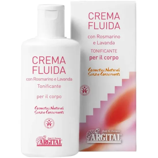 Crema de corp lichida cu lavanda si rozmarin, 200ml Argital