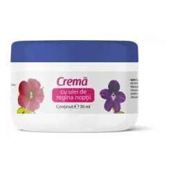 Crema hidratanta de noapte, cu ulei de regina noptii, 30ml Medicura Crema hidratanta de noapte, cu ulei de regina noptii, 30ml Medicura