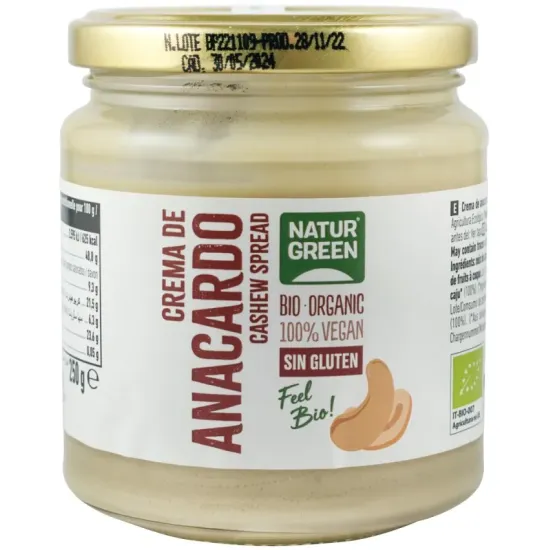 Crema tartinabila bio de caju, 250g Natur Green