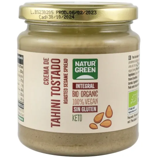 Crema tartinabila bio de susan prajit (Tahini), 300g Natur Green