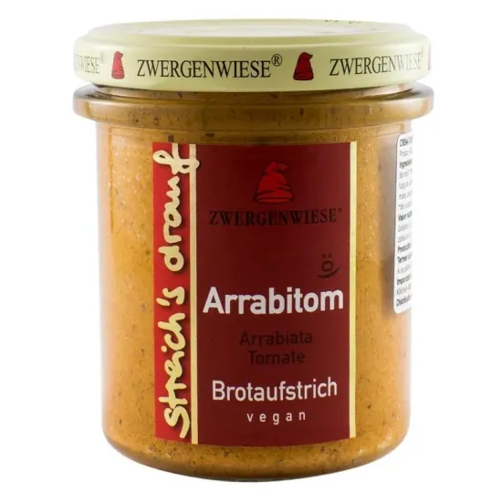 Crema tartinabila bio vegetala Arrabitom, 160g Zwergenwiese