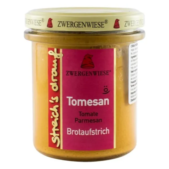 Crema tartinabila bio vegetala Tomesan, 160g Zwergenwiese